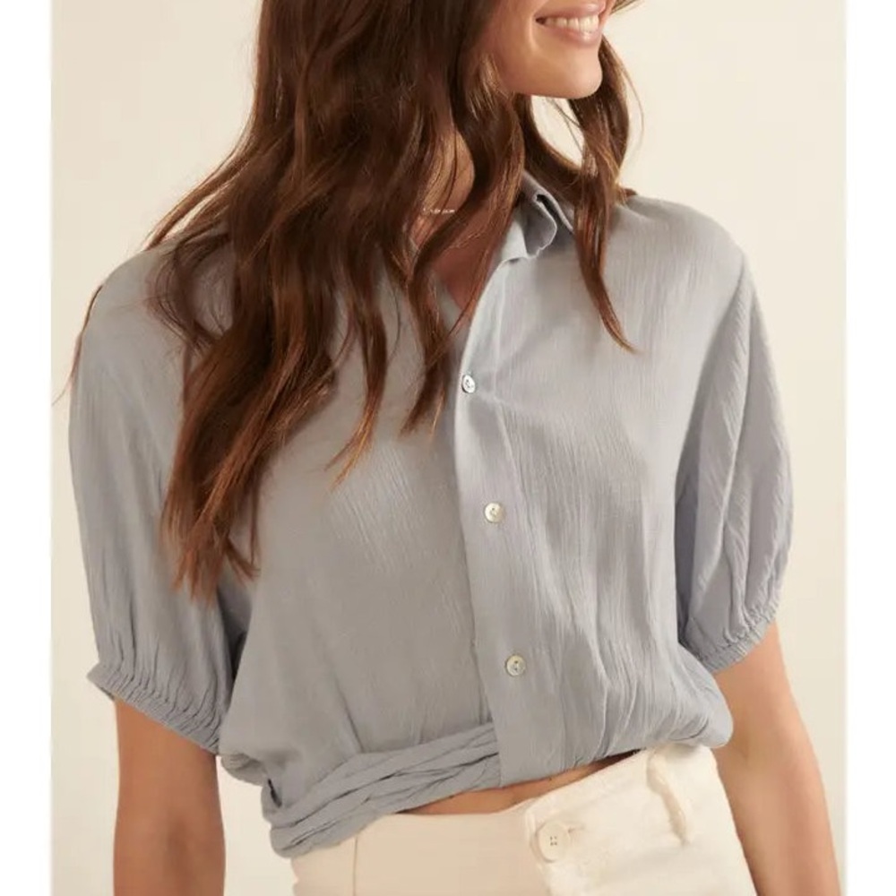 Promesa Sky Blue Button-Down Shirt